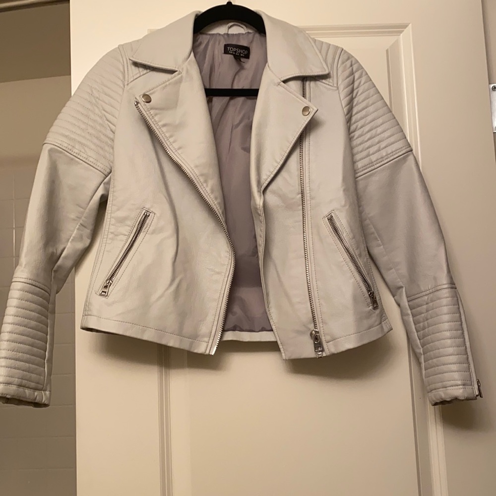 Top shop leather jacket